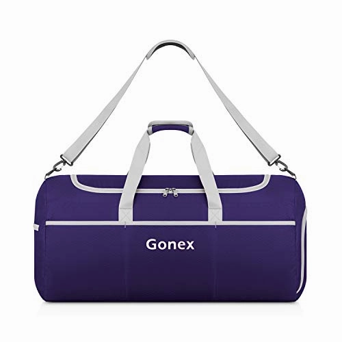 Gonex 50L Packable Travel Duffle, Lightweight Luggage Duffel Sports Gym Bag with Shoe Compartment