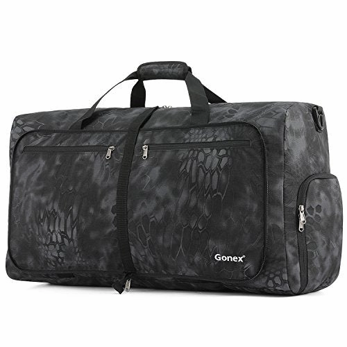 Gonex Cordura Duffle Bag, Packable Travel Duffel Water Resistant, 60L(Typhon)