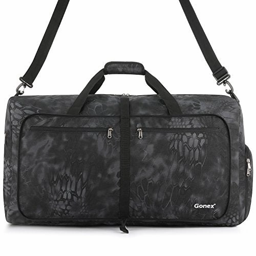 Gonex Cordura Duffle Bag, Packable Travel Duffel Water Resistant, 60L(Typhon)
