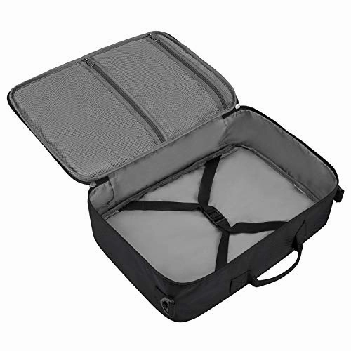 Gonex Travel Duffel Bag 20L, Portable Carry on Luggage Personal Item Bag for Airlines, Water& Tear-Resistant Black