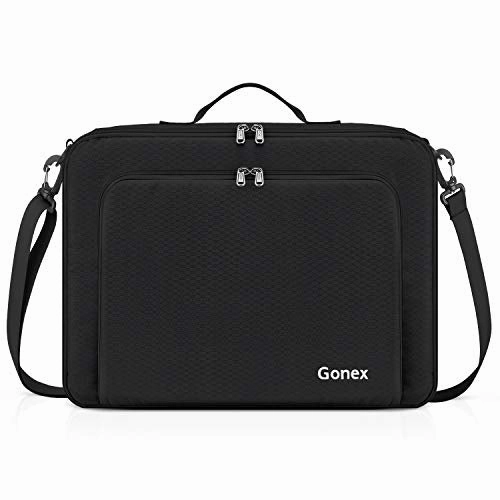 Gonex Travel Duffel Bag, Portable Carry on Luggage Personal Item Bag for Airlines, Water& Tear-Resistant 20L Black