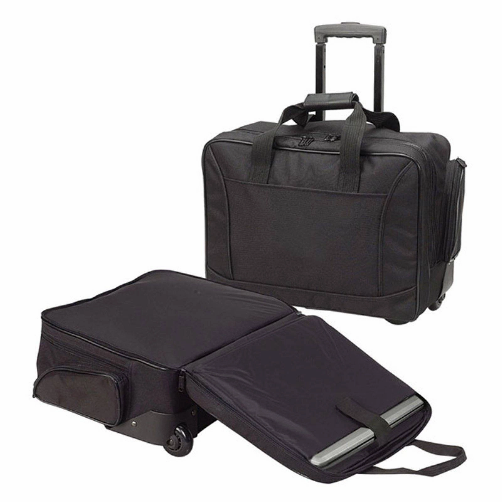 Good Hope Bags 15" laptop Scan Express Wheeled Computer Briefcase