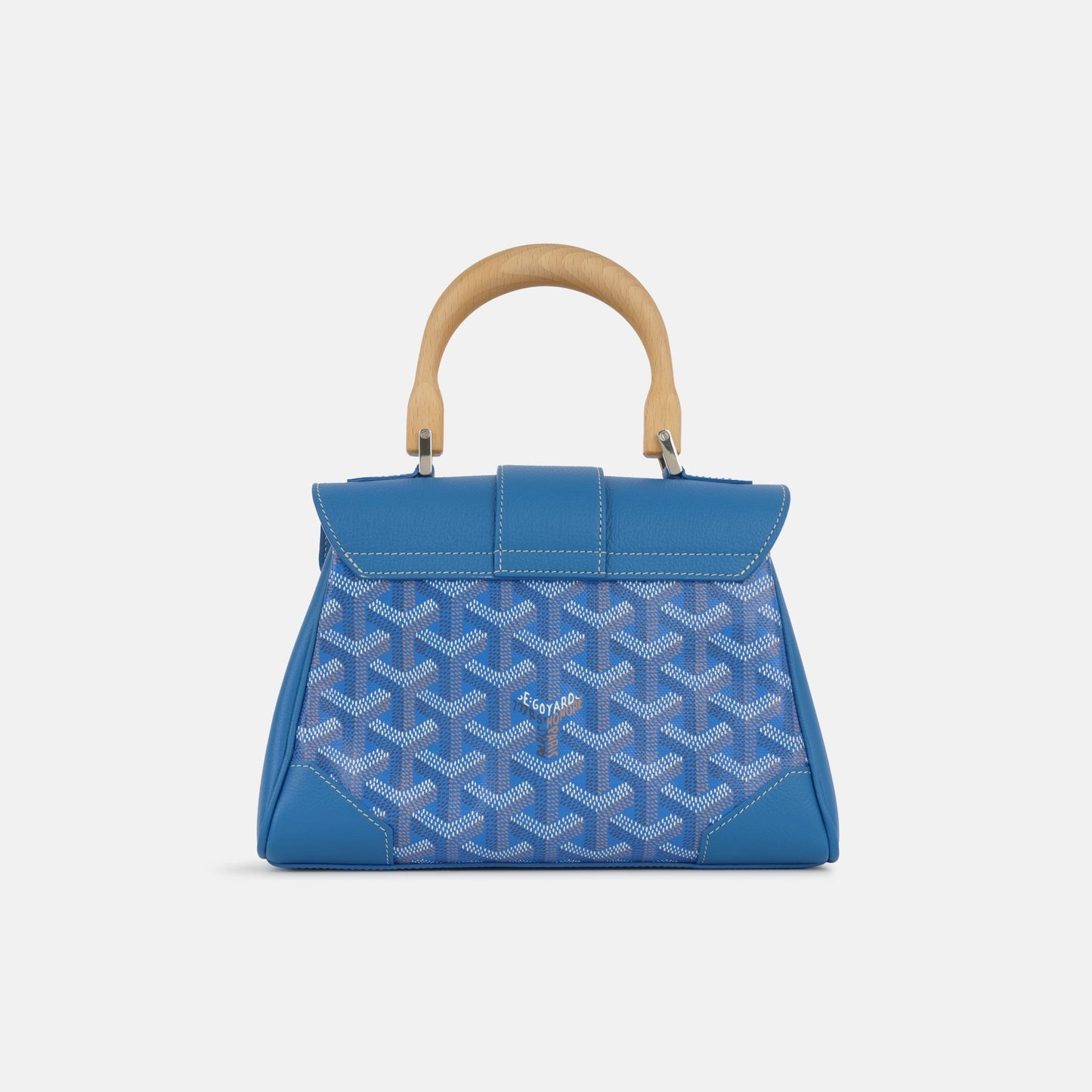 Goyard - Sagon Souple Mini Bag - Blue Goyardine PHW - Unused
