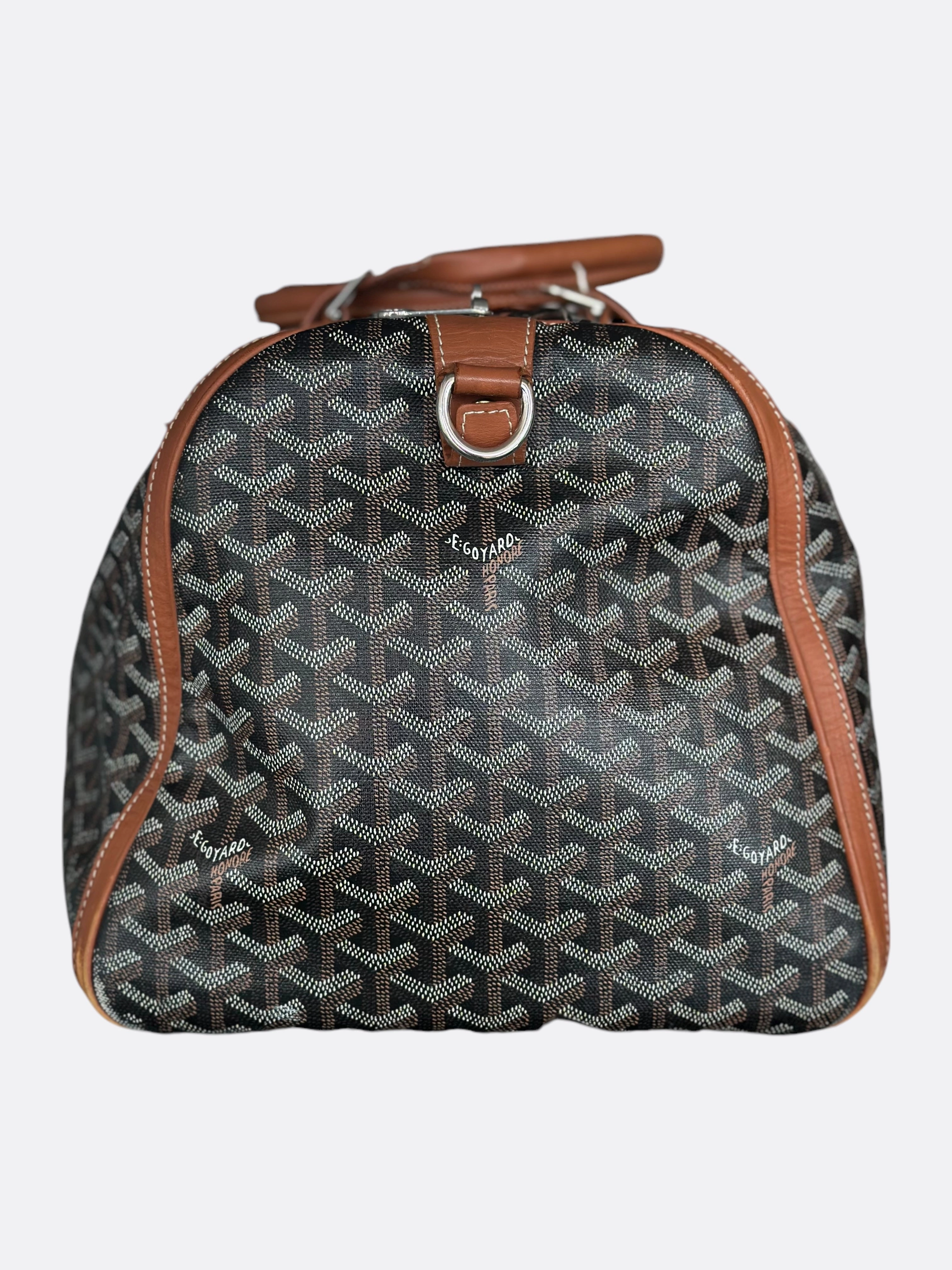 Goyard Black Boston 50 Duffel Bag