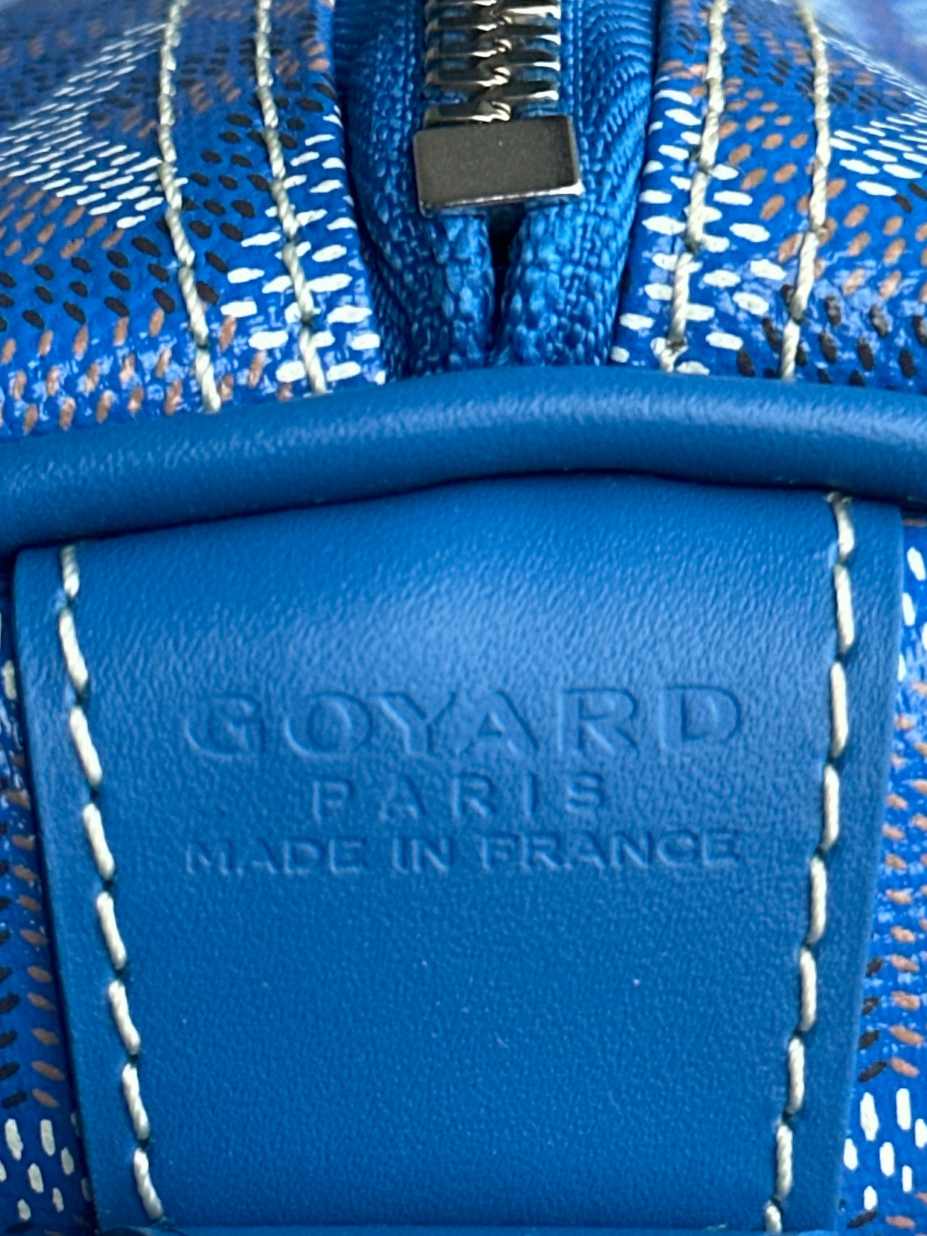 Goyard Blue Boston 50 Duffel Bag