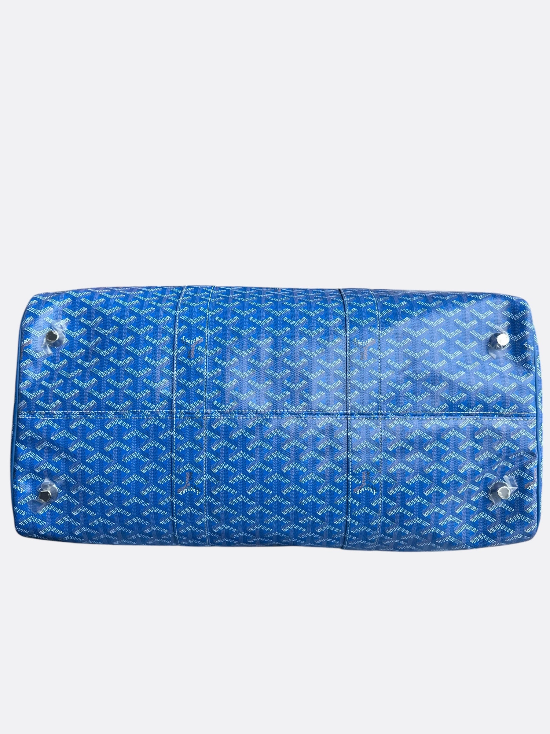 Goyard Blue Boston 50 Duffel Bag