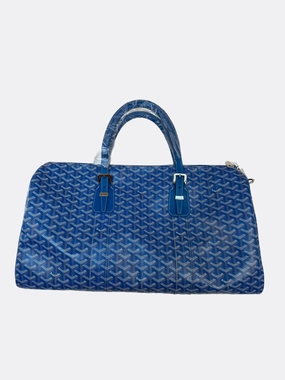 Goyard Blue Boston 50 Duffle Bag