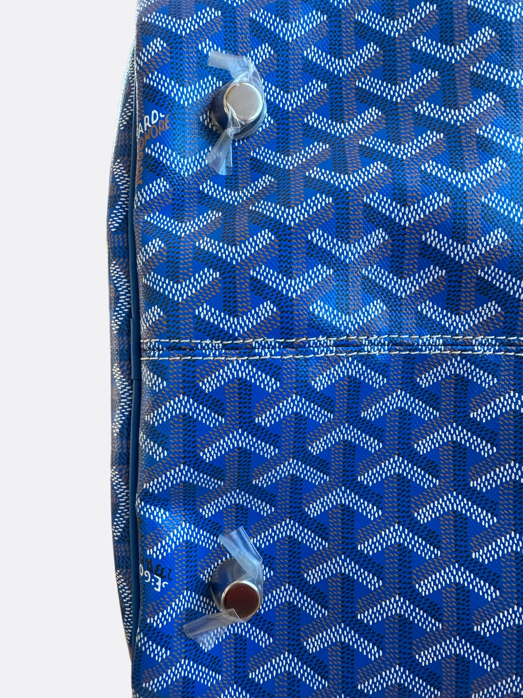 Goyard Blue Boston 50 Duffle Bag