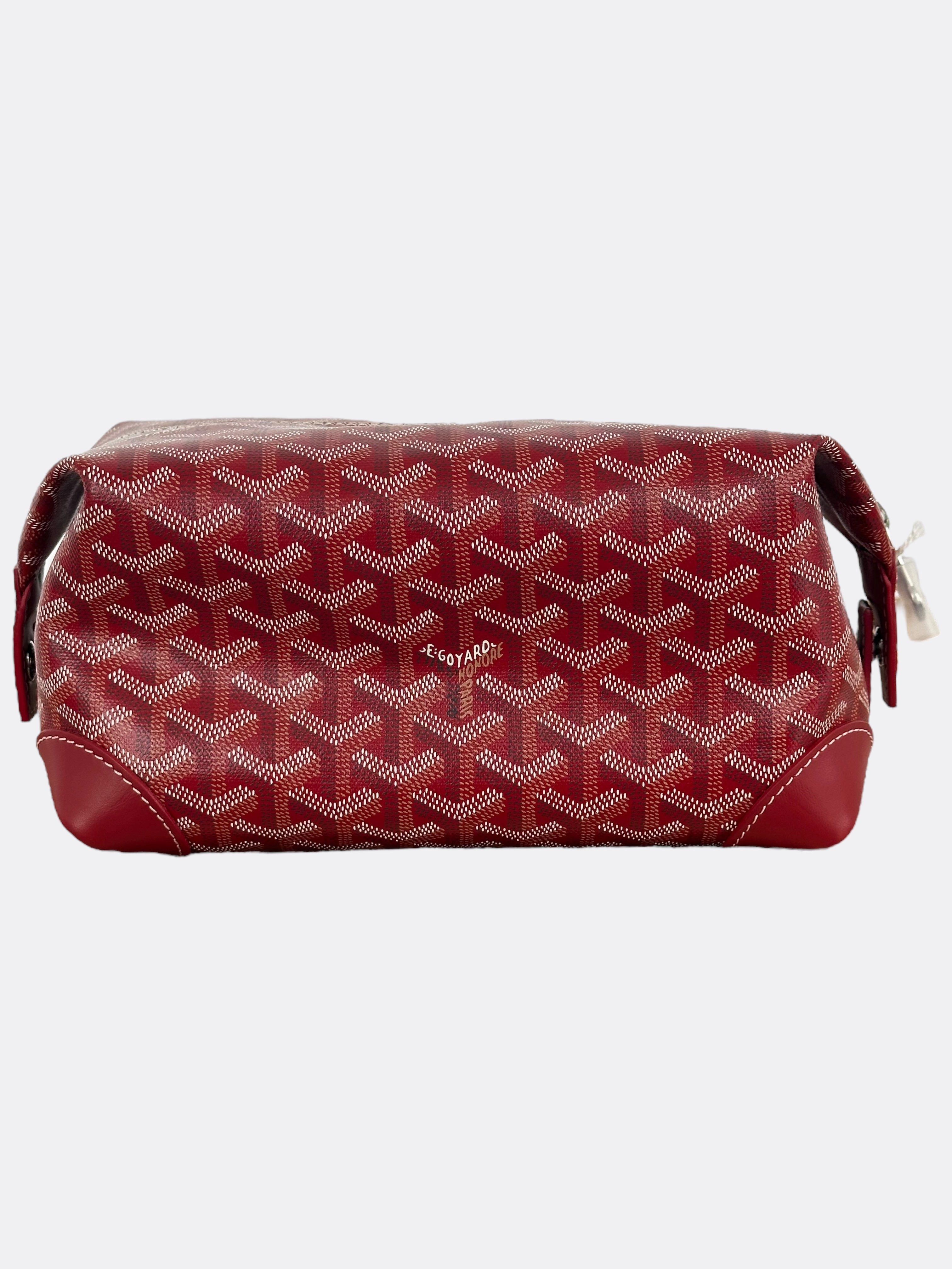 Goyard Burgundy Boeing 25 Mini Duffel Bag