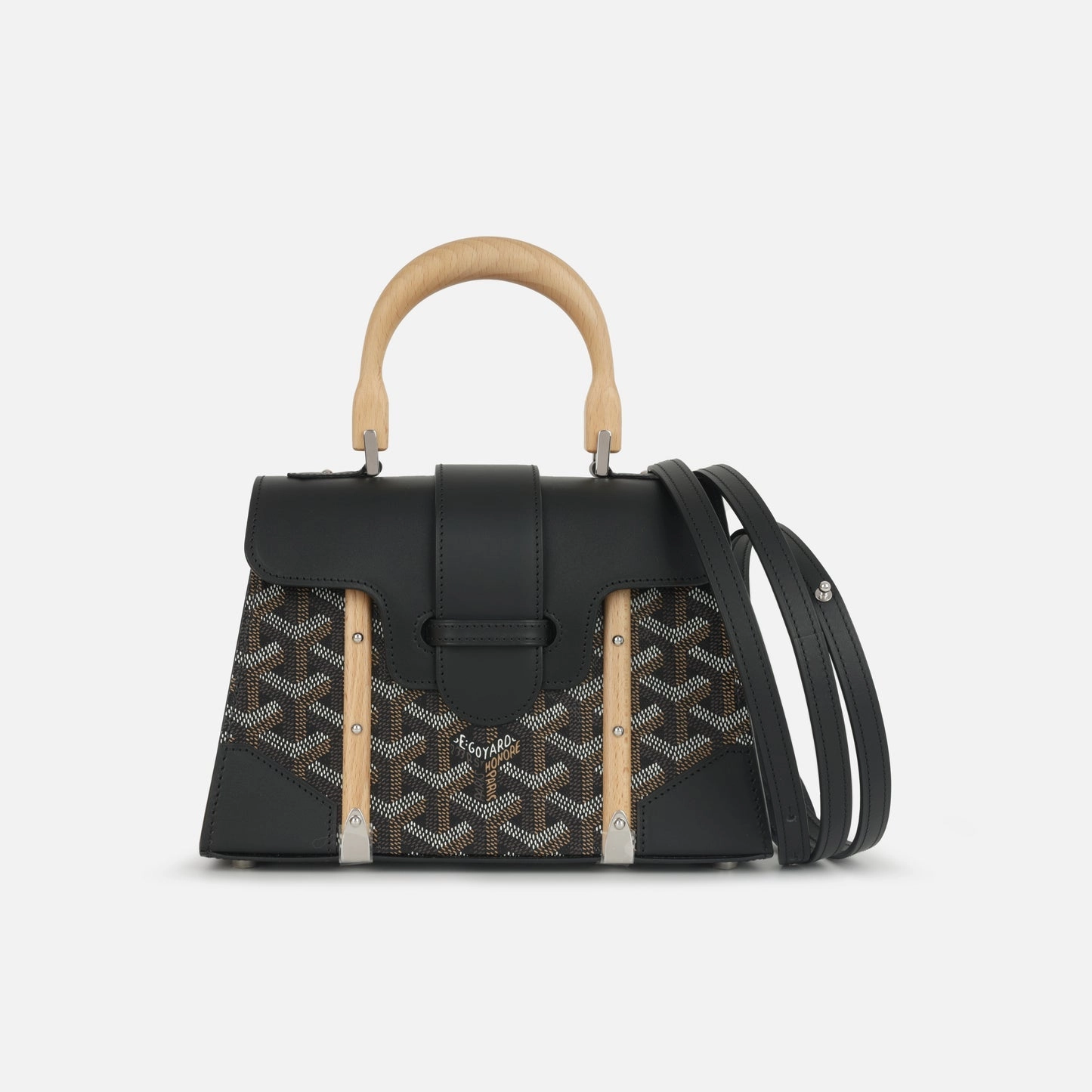 Goyard Goyard - Sagon Structur Mini Bag - Black Goyardine PHW - Brand New