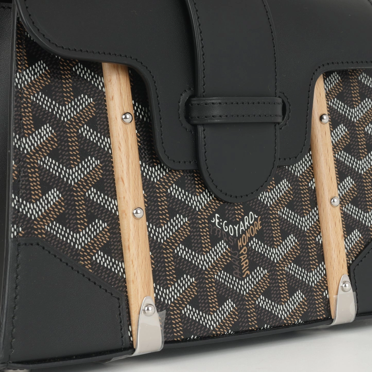 Goyard Goyard - Sagon Structur Mini Bag - Black Goyardine PHW - Brand New