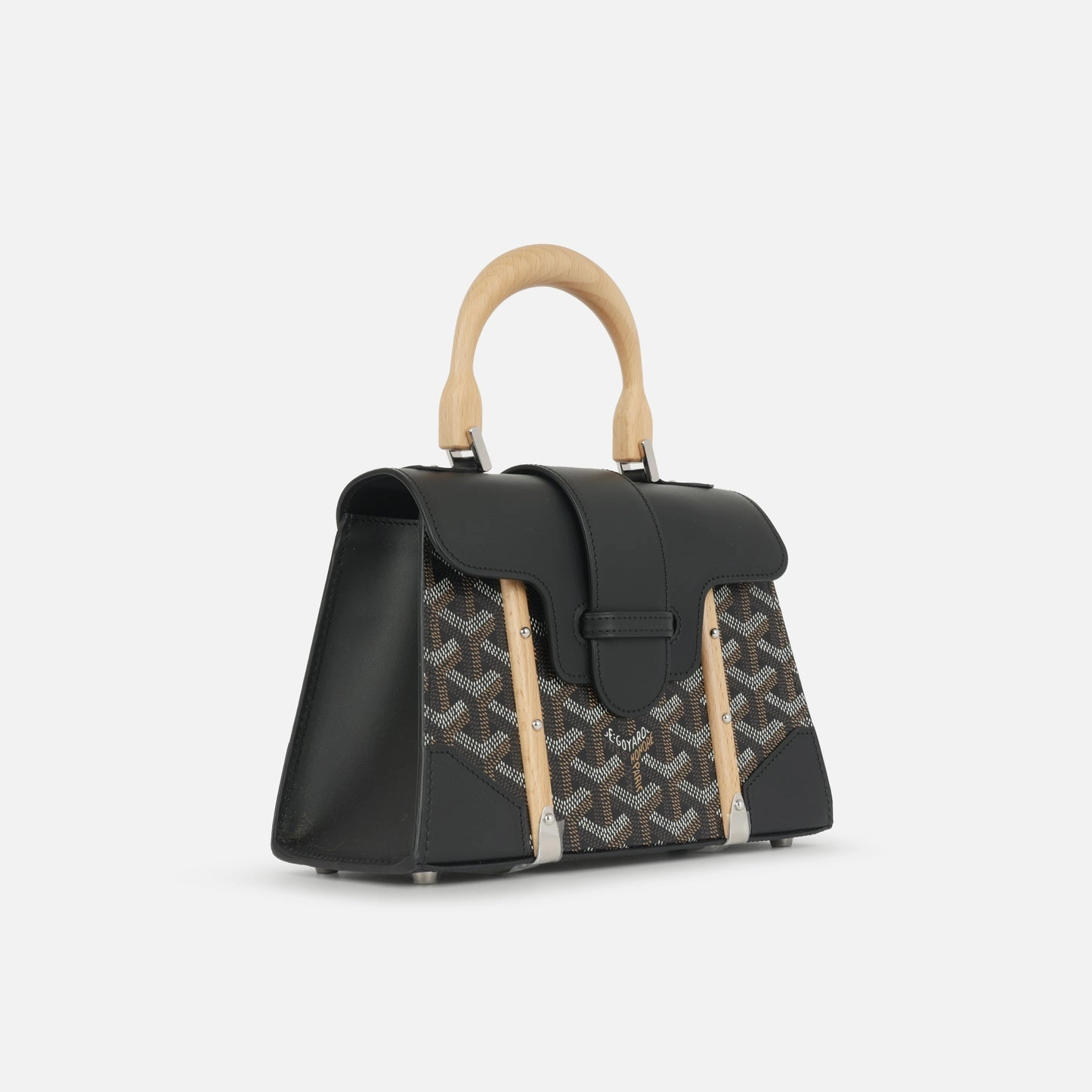 Goyard Goyard - Sagon Structur Mini Bag - Black Goyardine PHW - Brand New