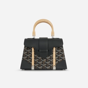 Goyard Goyard - Sagon Structur Mini Bag - Black Goyardine PHW - Brand New