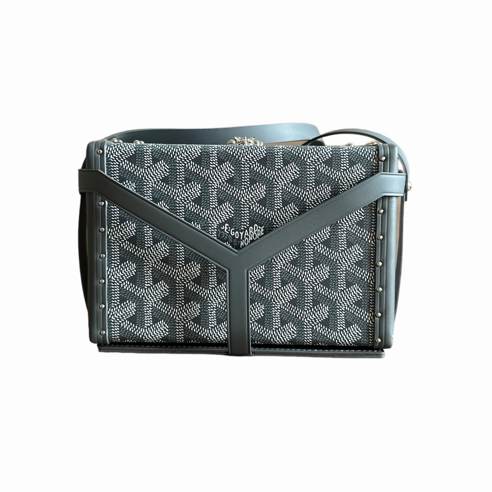 Goyard Minaudiere Trunk - Grey (NWT)
