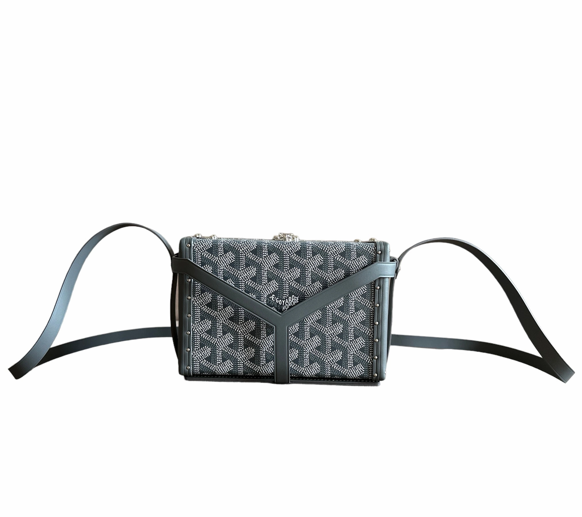 Goyard Minaudiere Trunk - Grey (NWT)