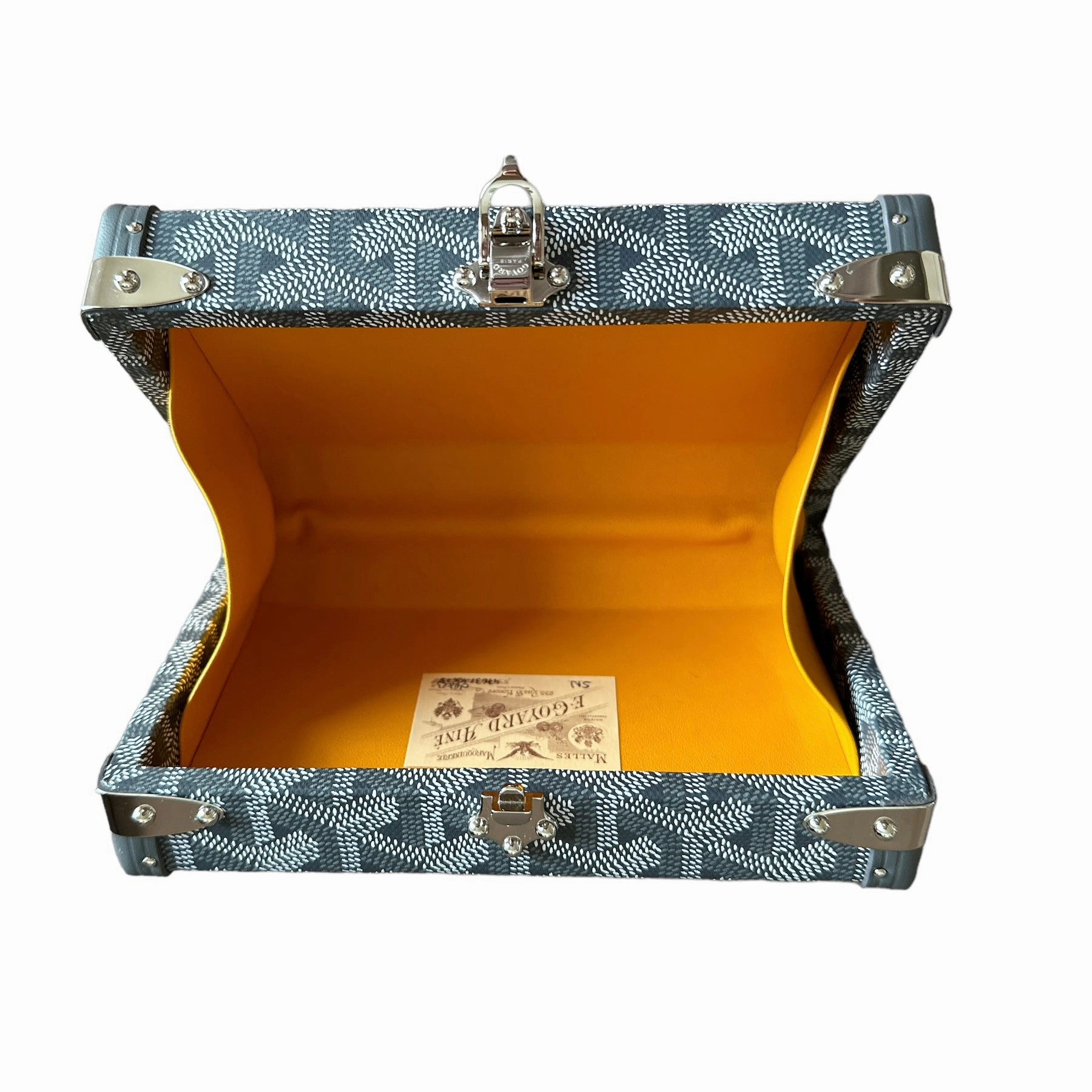 Goyard Minaudiere Trunk - Grey (NWT)
