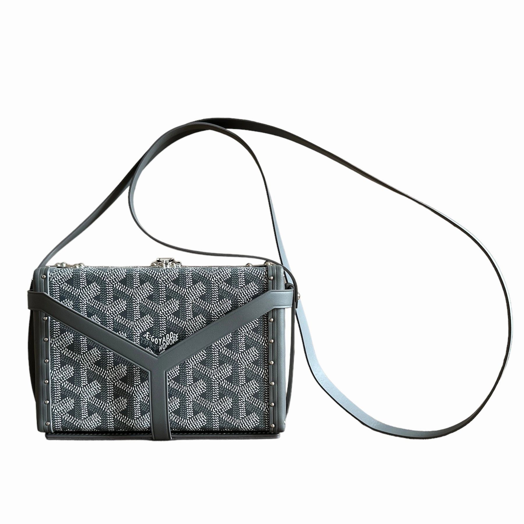 Goyard Minaudiere Trunk - Grey (NWT)