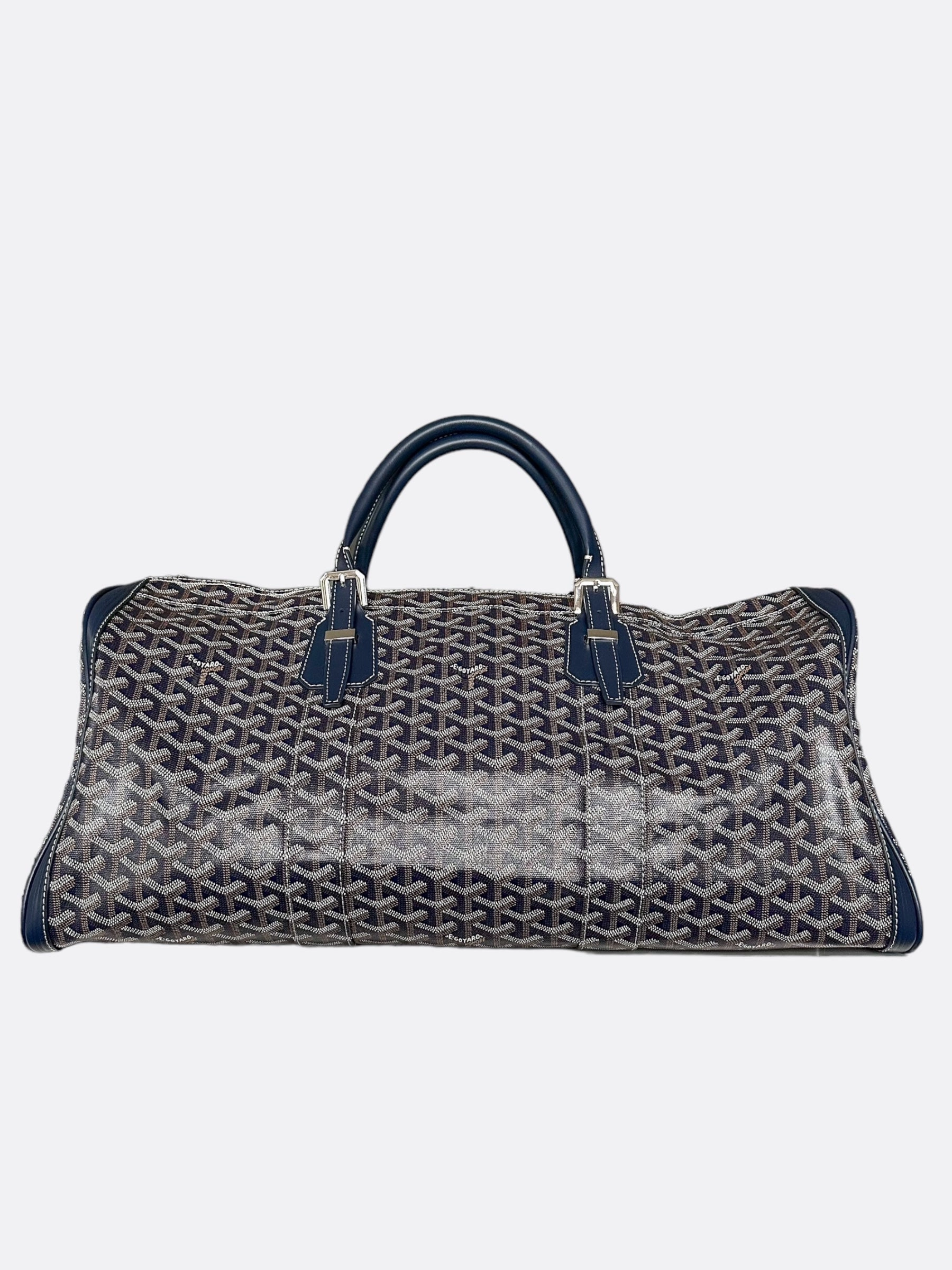 Goyard Navy Boston 50 Duffel Bag