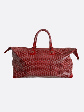 Goyard Red Boeing 55 Duffle Bag