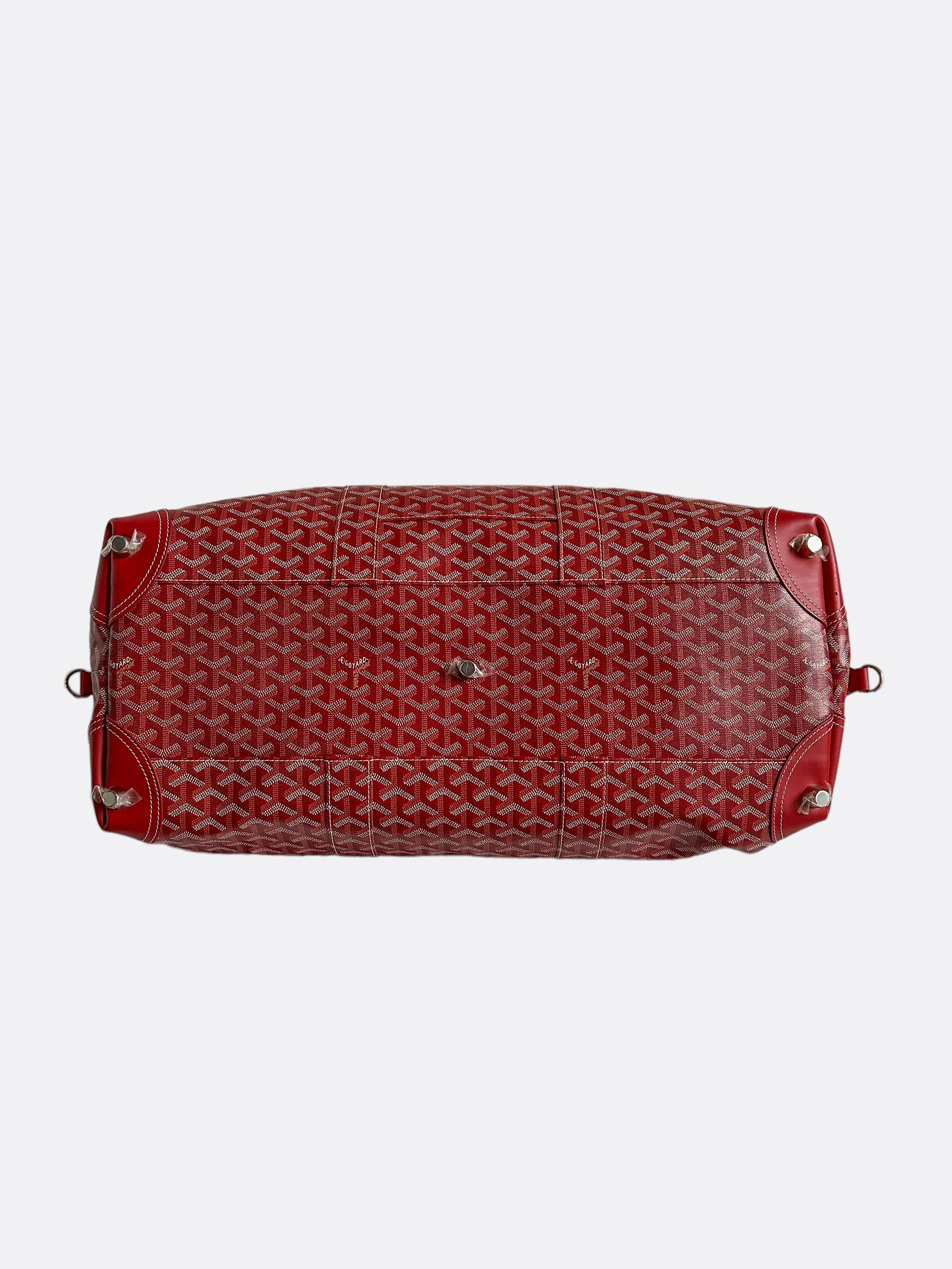 Goyard Red Boeing 55 Duffle Bag