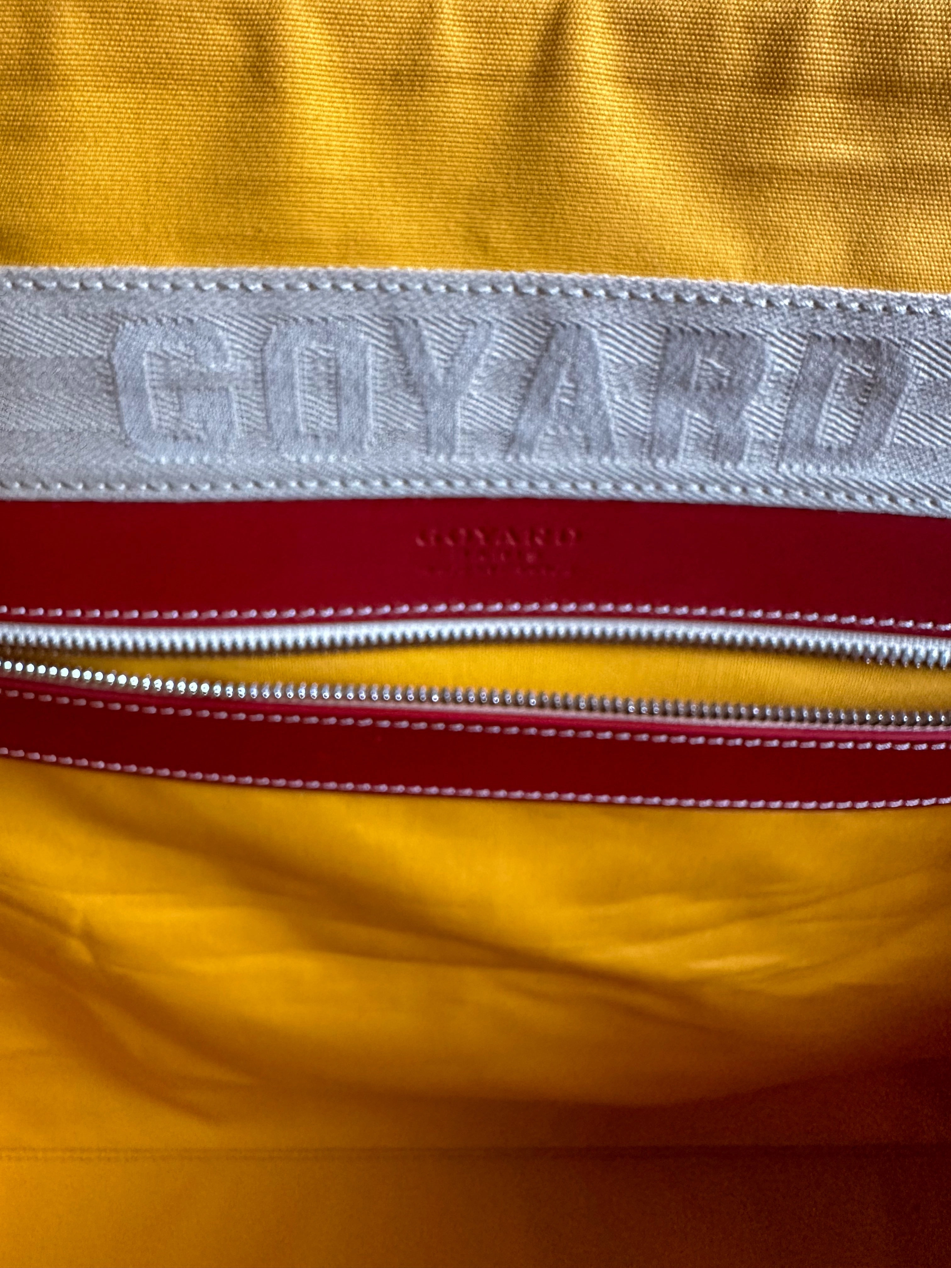 Goyard Red Boeing 55 Duffle Bag