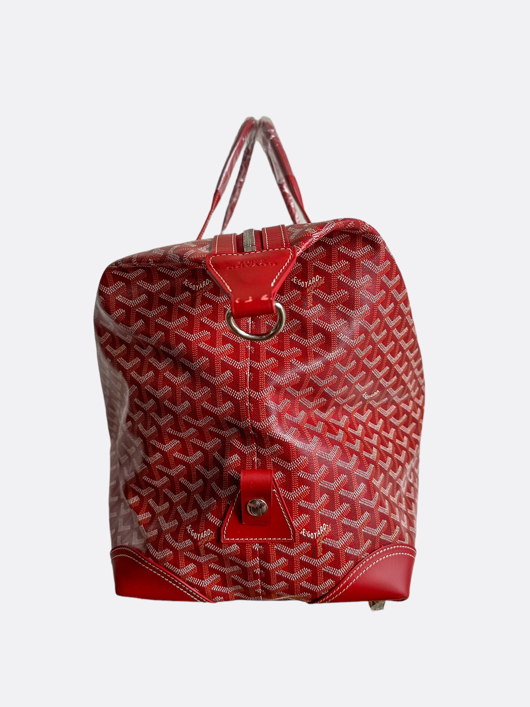 Goyard Red Boeing 55 Duffle Bag