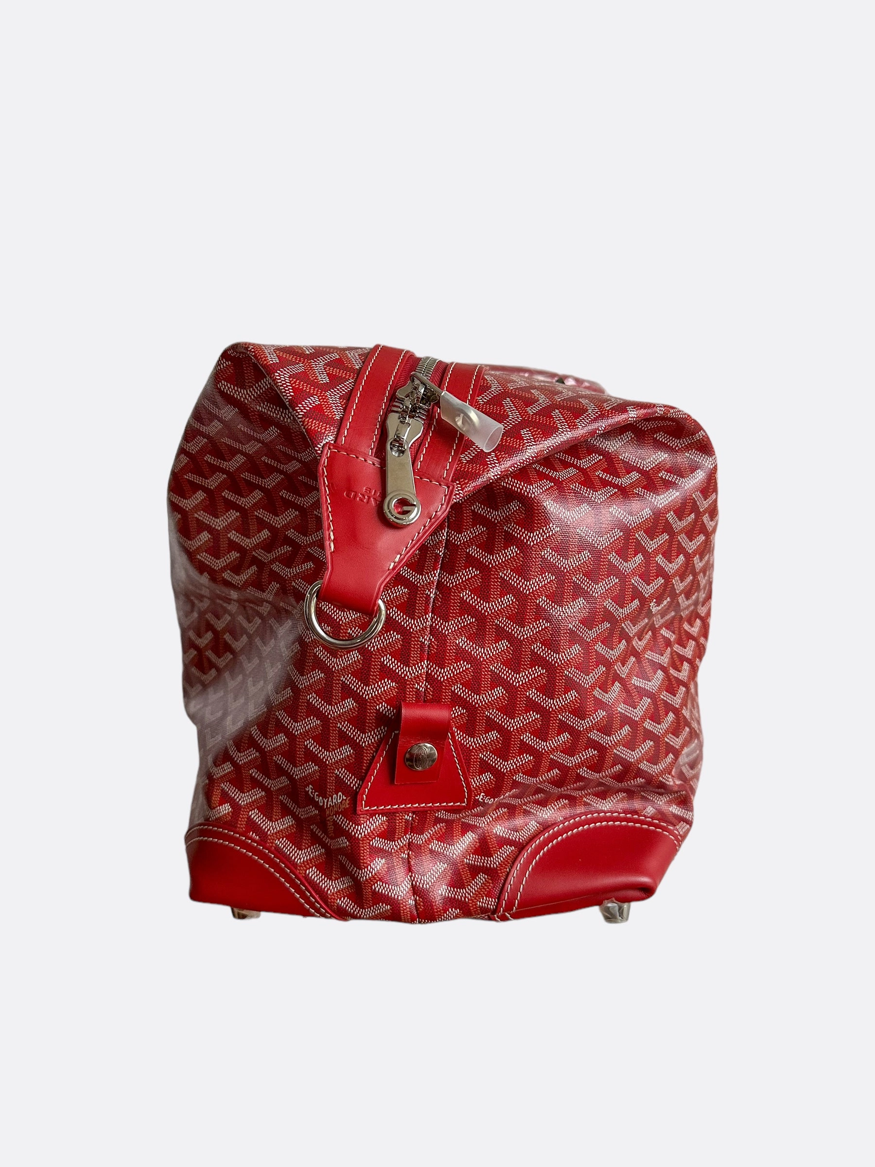 Goyard Red Boeing 55 Duffle Bag