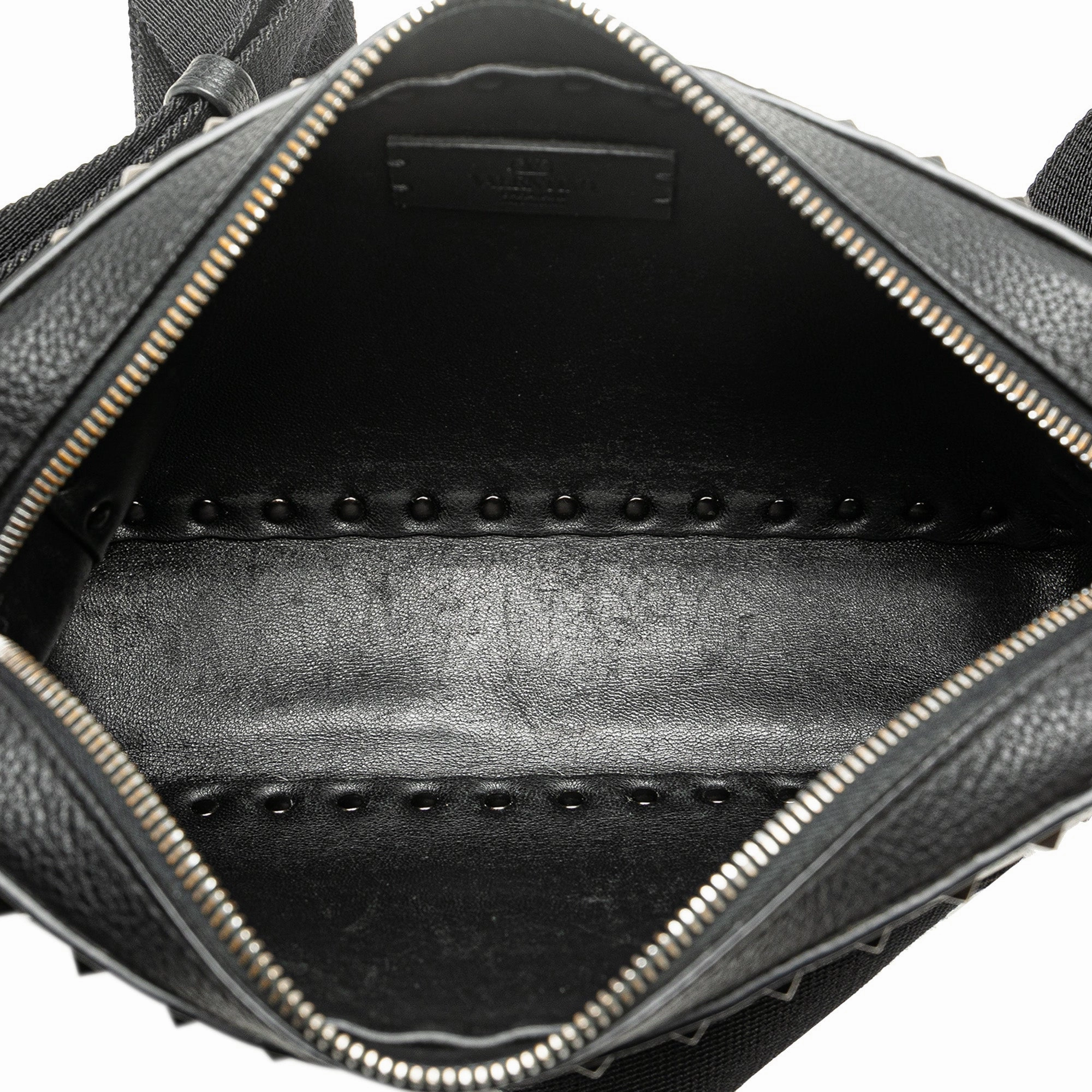 Grainy Calfskin Rockstud Crossbody