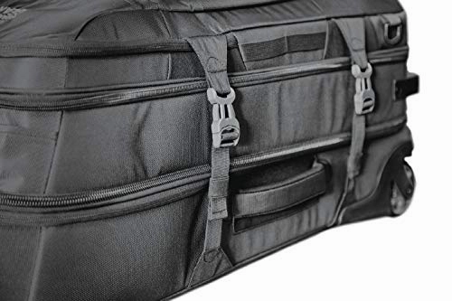 Granite Gear Cross Trek 2 Wheeled Carry-On Duffel - Black/Flint 22"
