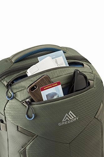 Gregory Mountain Products Split-Case 22 Inch Roller Duffel Bag, Slate Black, 22"