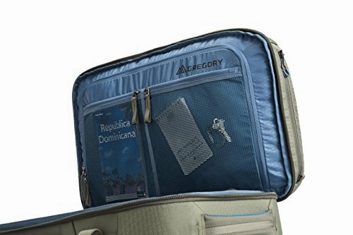 Gregory Mountain Products Split-Case 22 Inch Roller Duffel Bag, Slate Black, 22"
