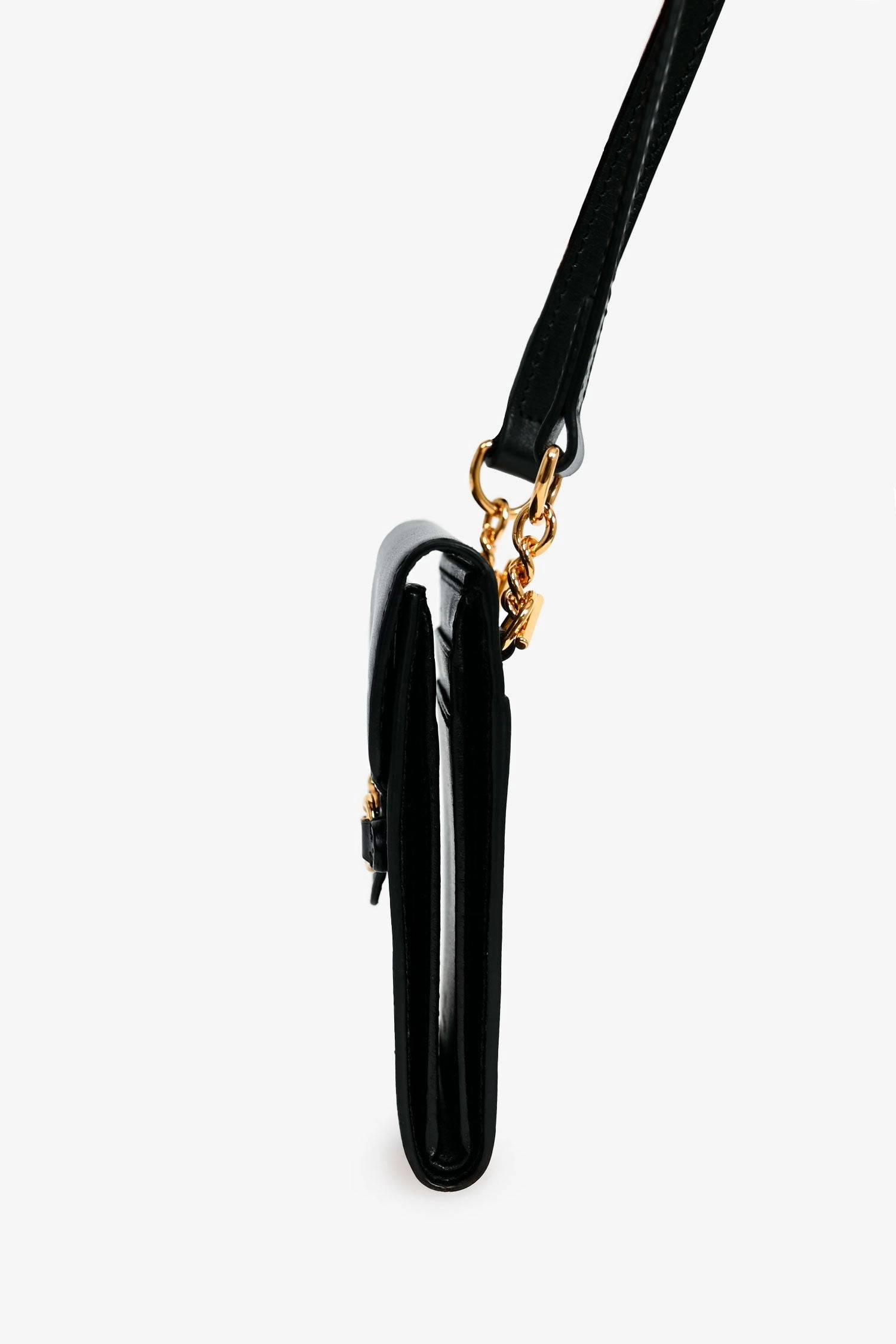 Gucci Black Leather Mini 1955 Horsebit Bifold Wallet Crossbody