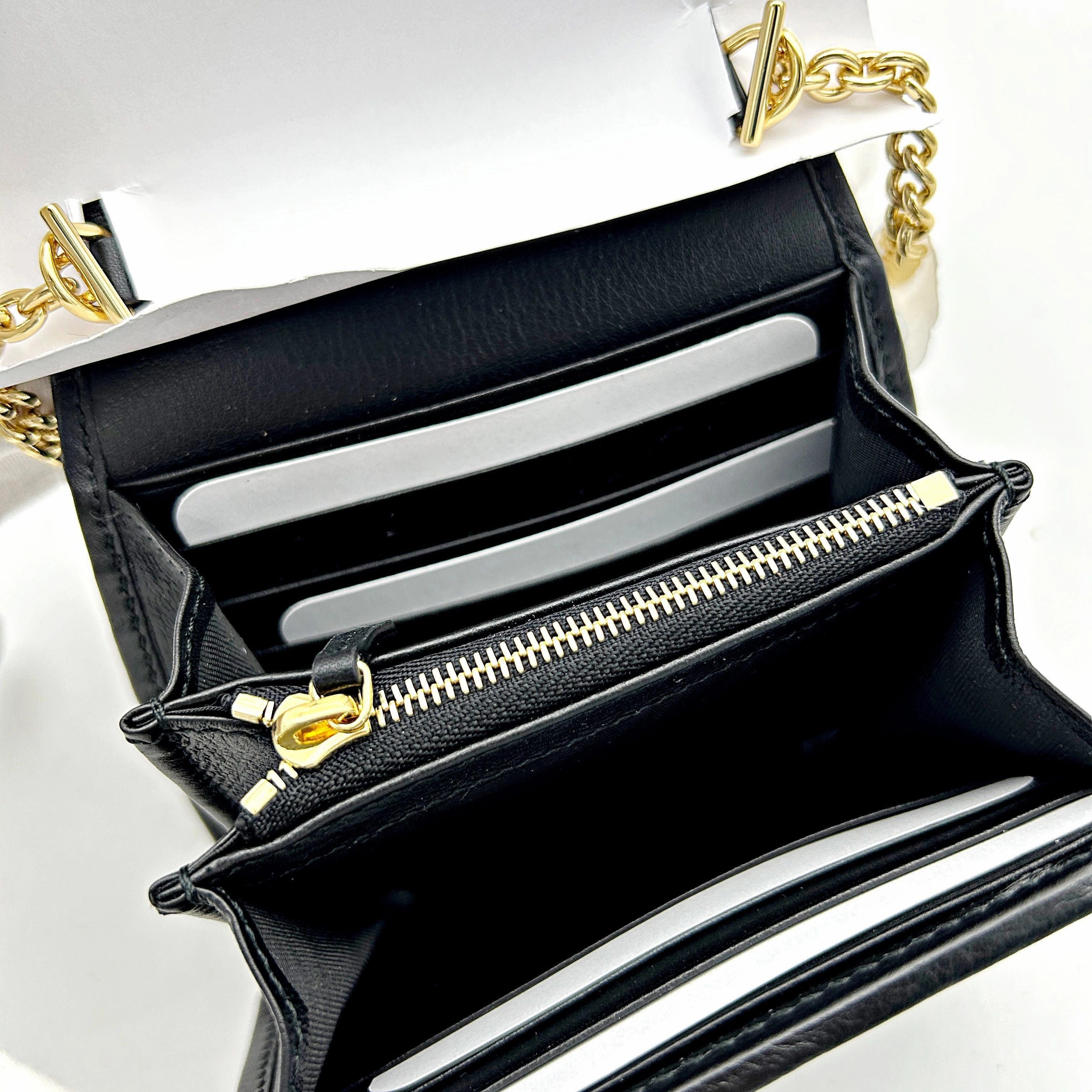 Gucci Blondie Medium Chain Wallet - Black Crossbody Bags, Handbags gu5664cc
