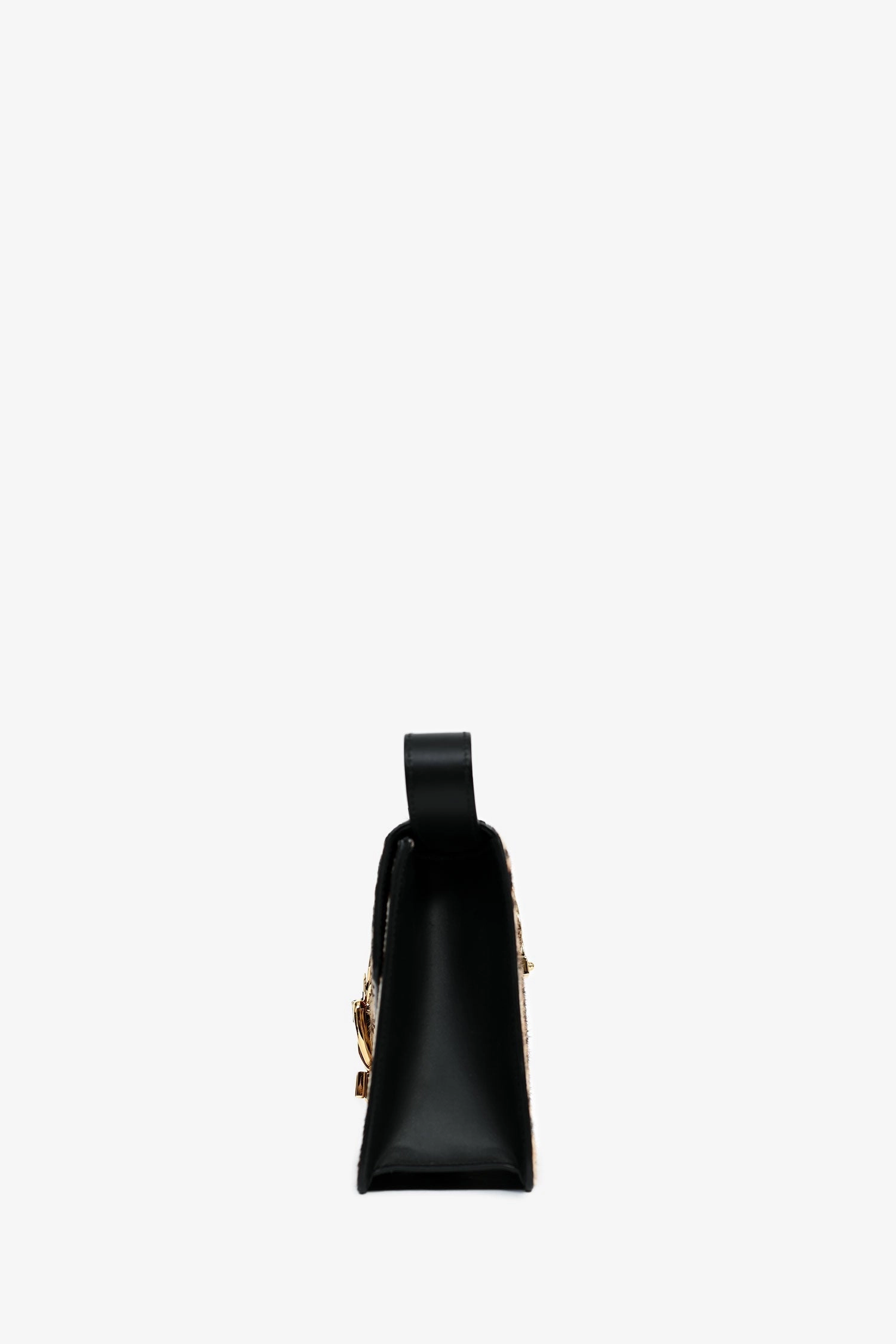 Gucci Brown Animal Print Ponyhair Small Sylvie Shoulder Bag