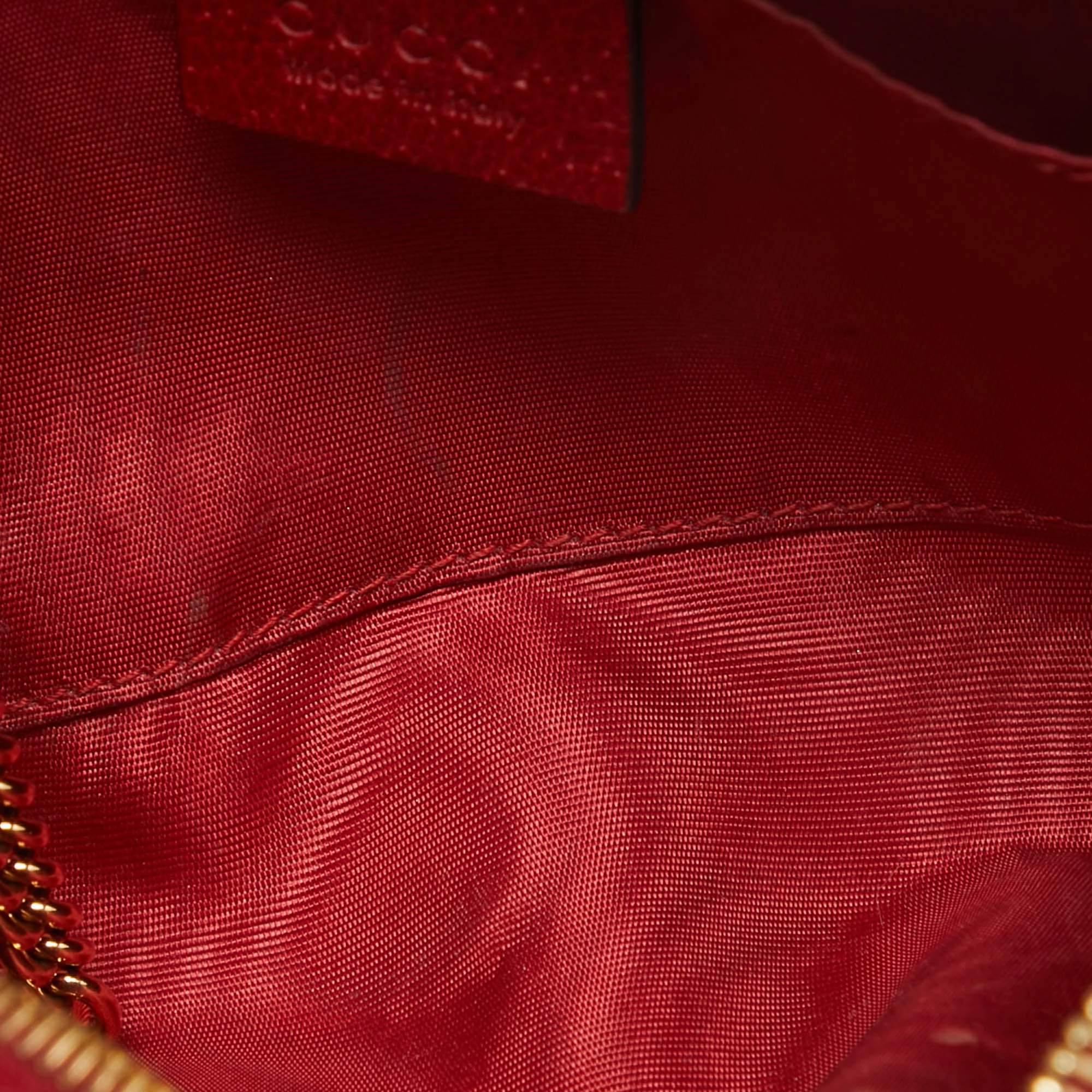 Gucci color Canvas And Leather Mini Ophidia Crossbody Bag