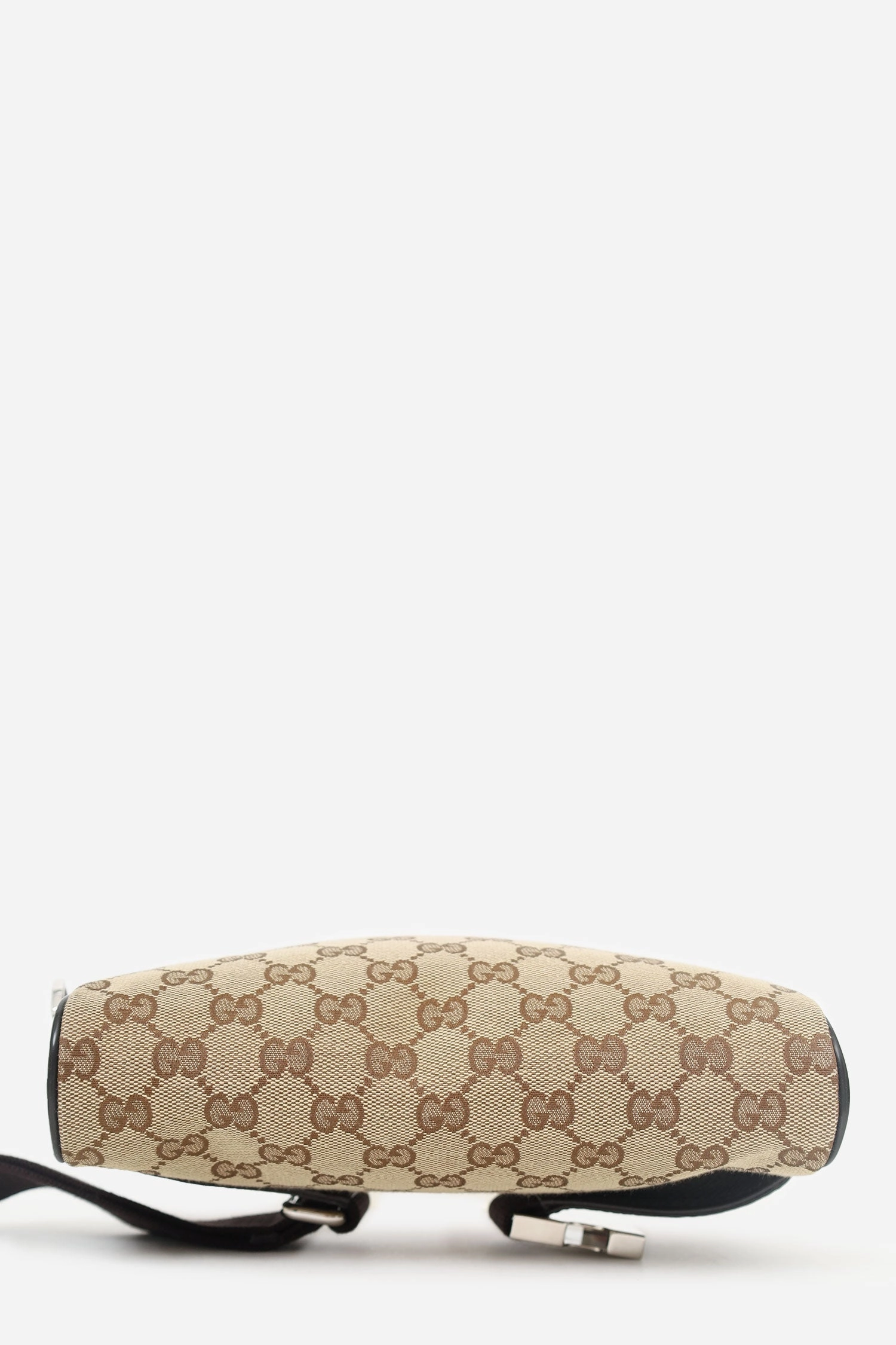 Gucci Dark Brown/Beige GG Canvas Monogram Belt Bag