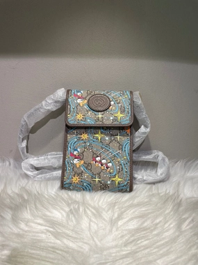 Gucci Disney GG Supreme Brown Crossbody Bag
