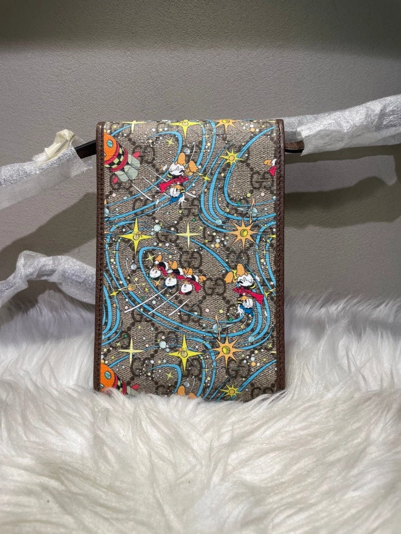 Gucci Disney GG Supreme Brown Crossbody Bag