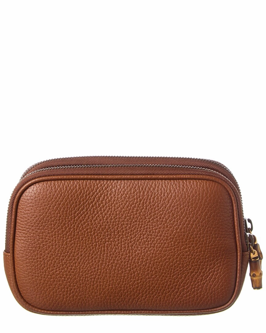 Gucci Double G Super Mini Leather Crossbody
