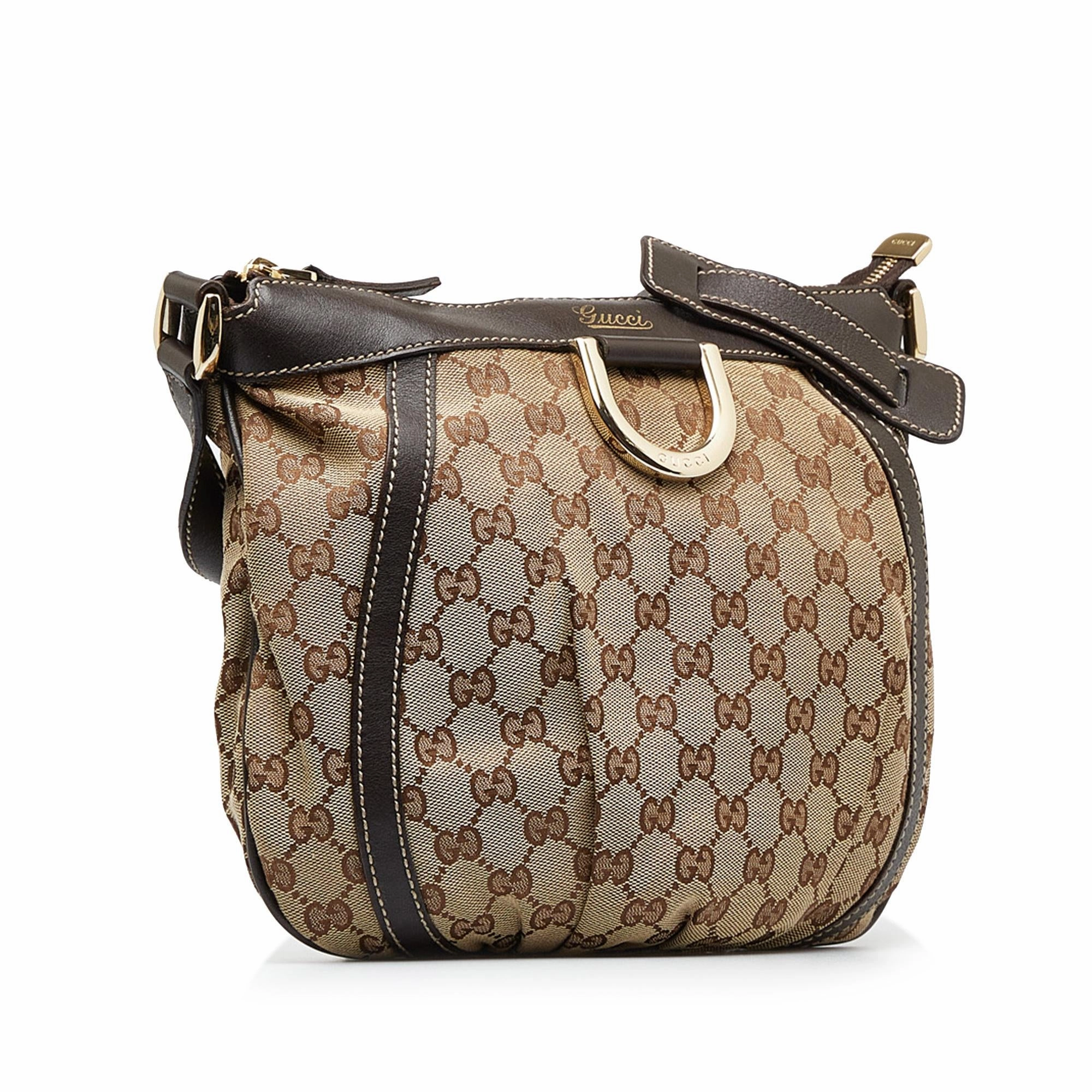 Gucci GG Canvas Abbey D-Ring Crossbody Bag (SHG-FUTZCt)