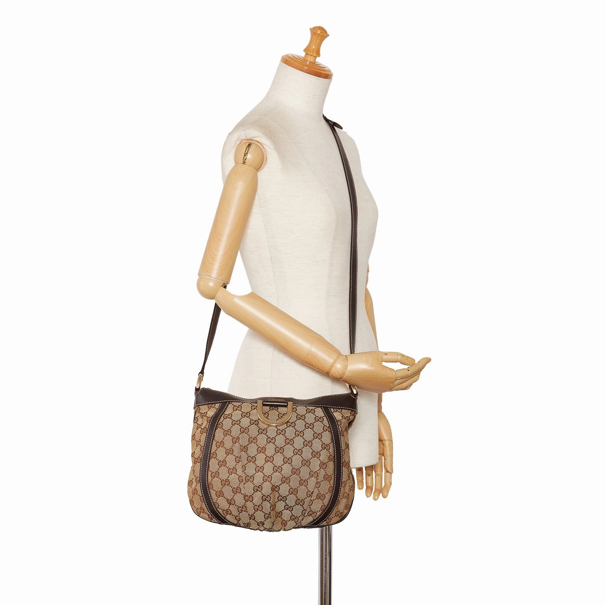 Gucci GG Canvas Abbey D-Ring Crossbody Bag (SHG-FUTZCt)