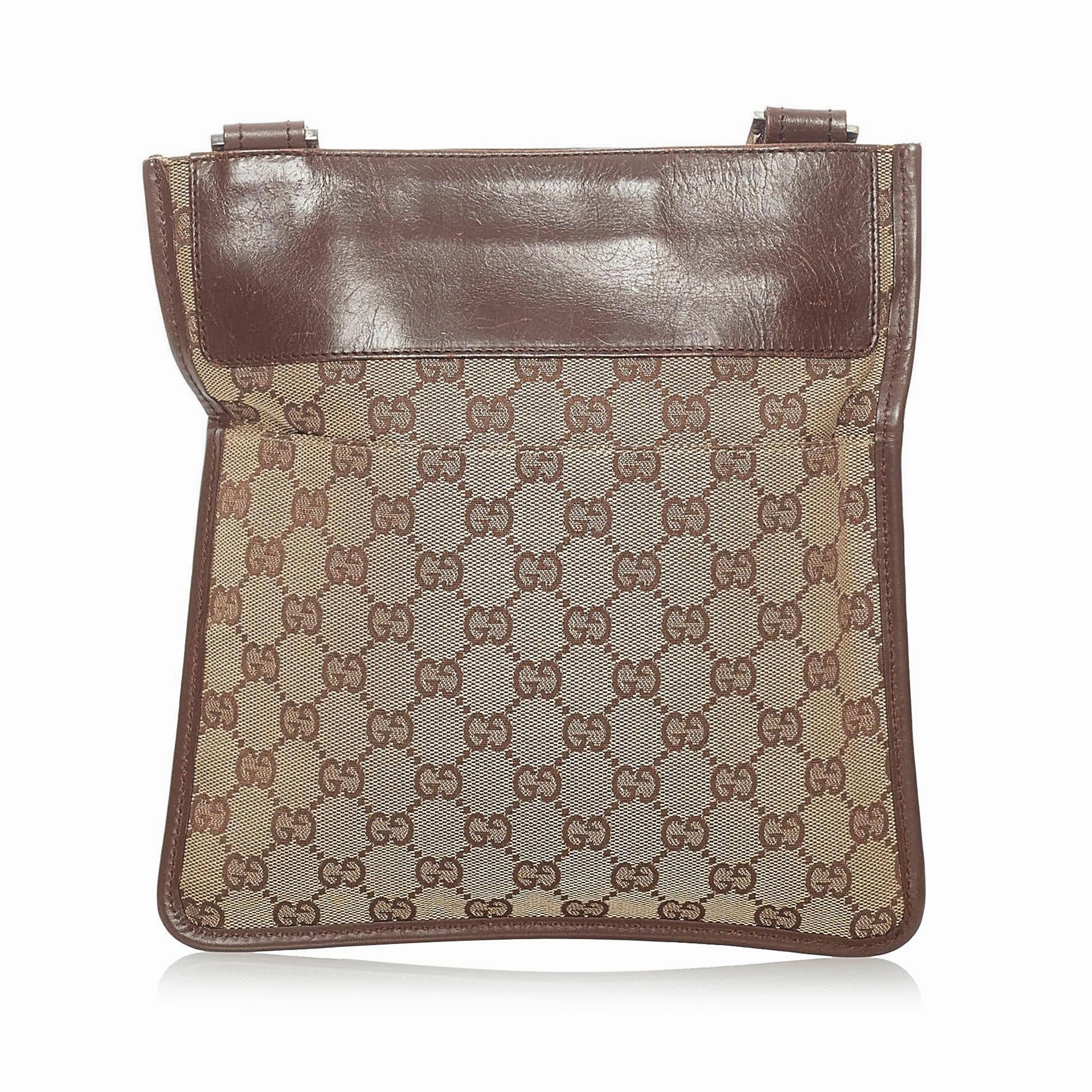 Gucci GG Canvas Crossbody Bag (SHG-32827)