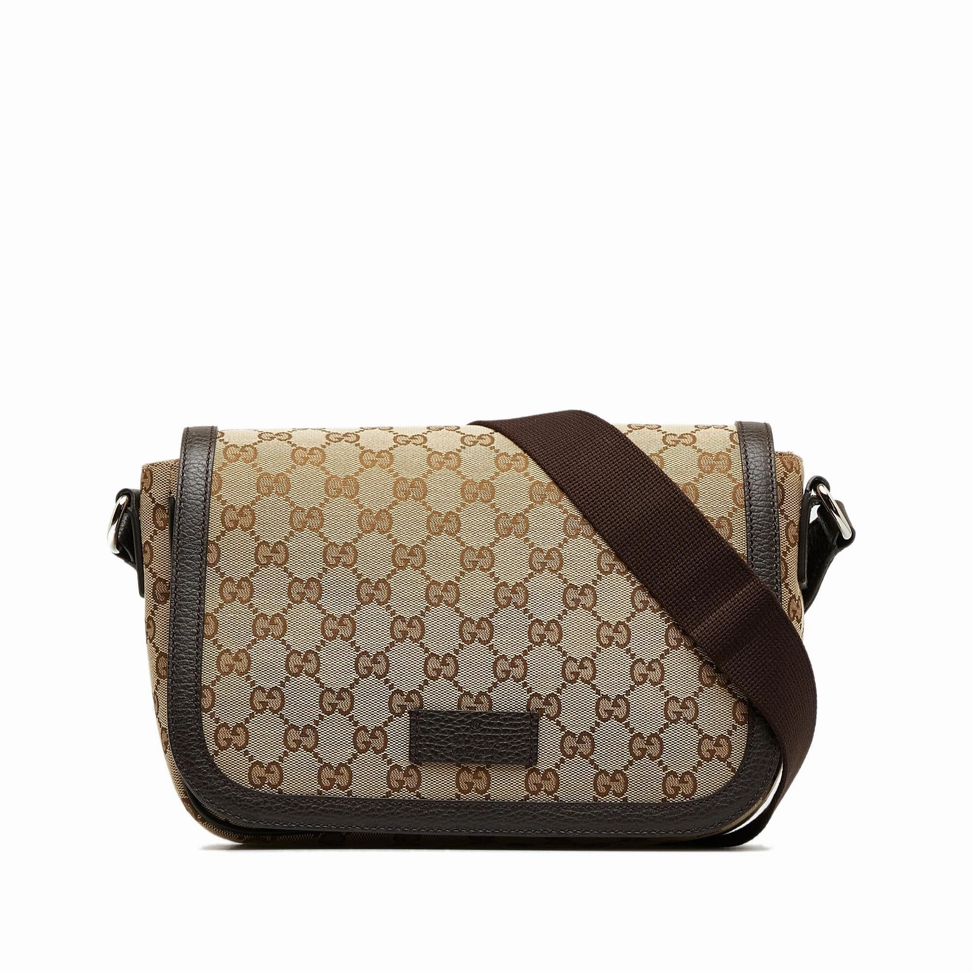 Gucci GG Canvas Crossbody Bag (SHG-5Brxdh)