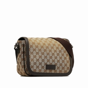 Gucci GG Canvas Crossbody Bag (SHG-5Brxdh)
