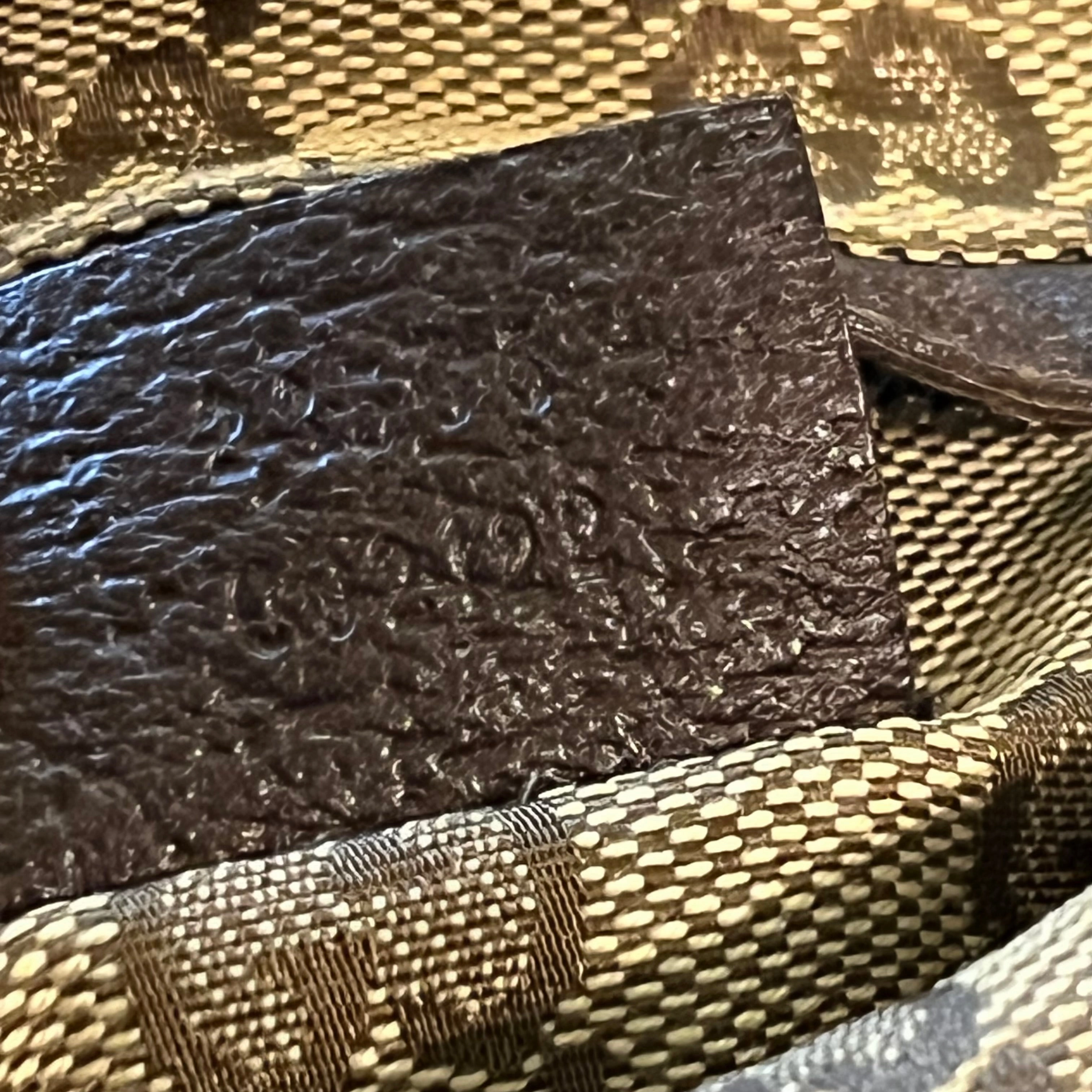 GUCCI GG Canvas Double Pocket Belt Bag