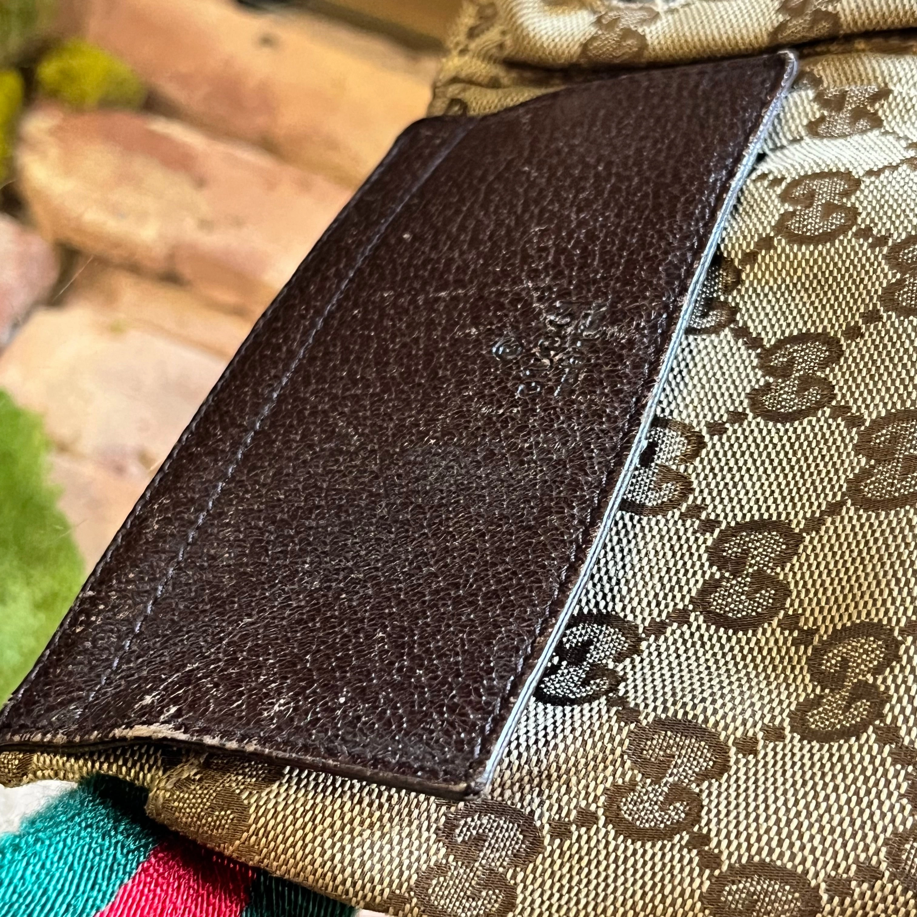 GUCCI GG Canvas Double Pocket Belt Bag
