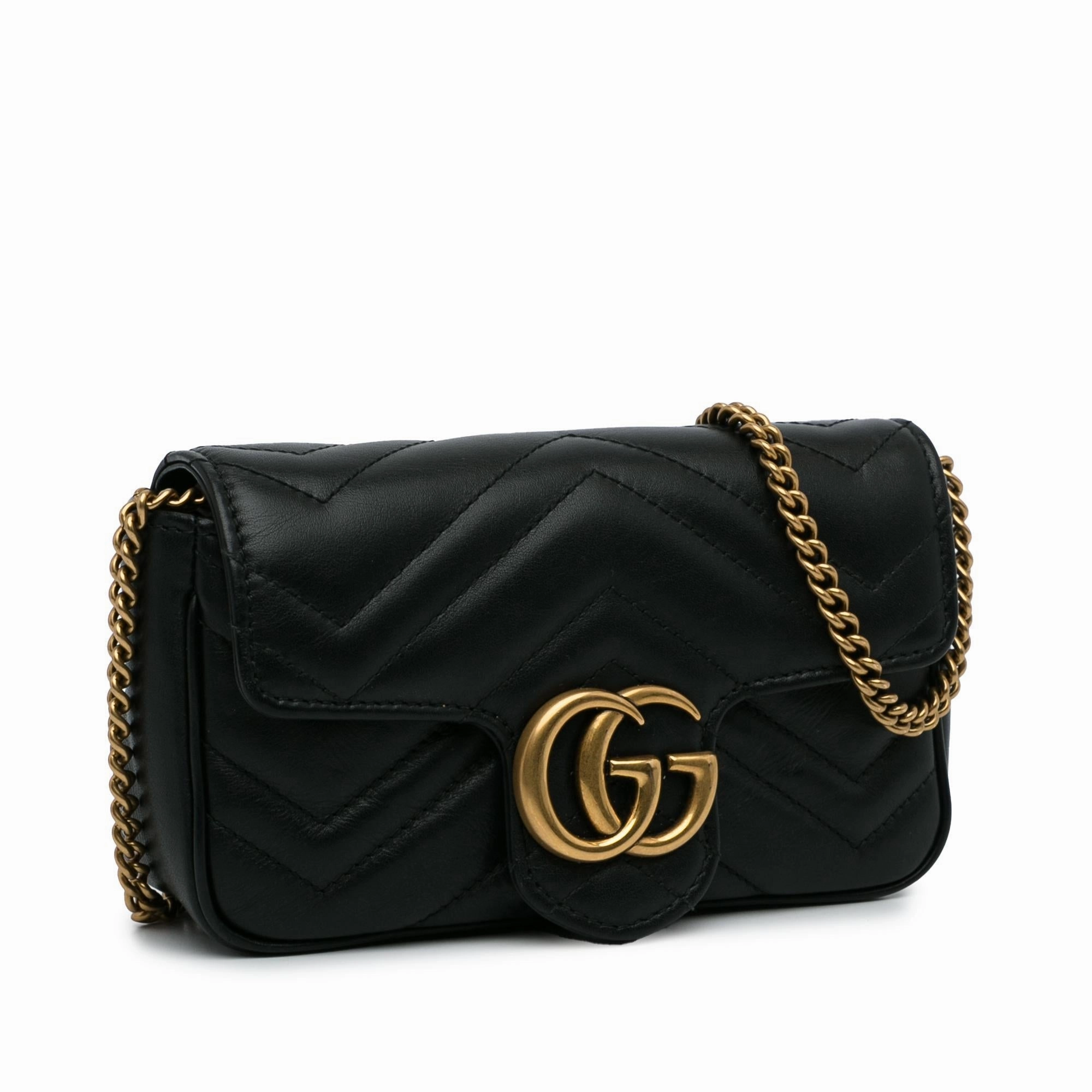 Gucci GG Marmont Super Mini Crossbody Bag (SHG-7J0Frx)