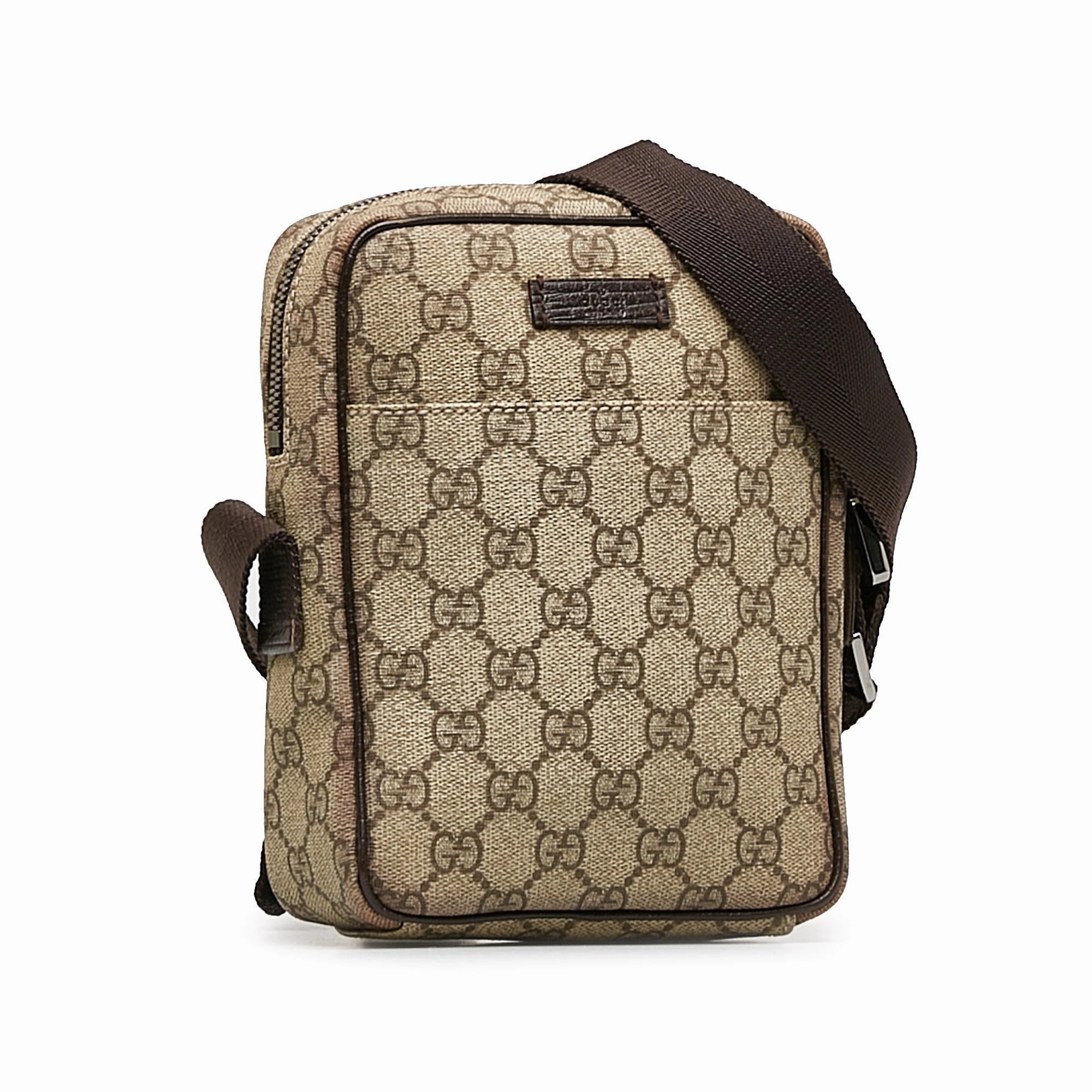 Gucci GG Supreme Crossbody Bag (SHG-IAZ6ar)