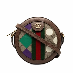 Gucci GG Supreme Ophidia Paint Round Crossbody (SHG-Ulg3nX)