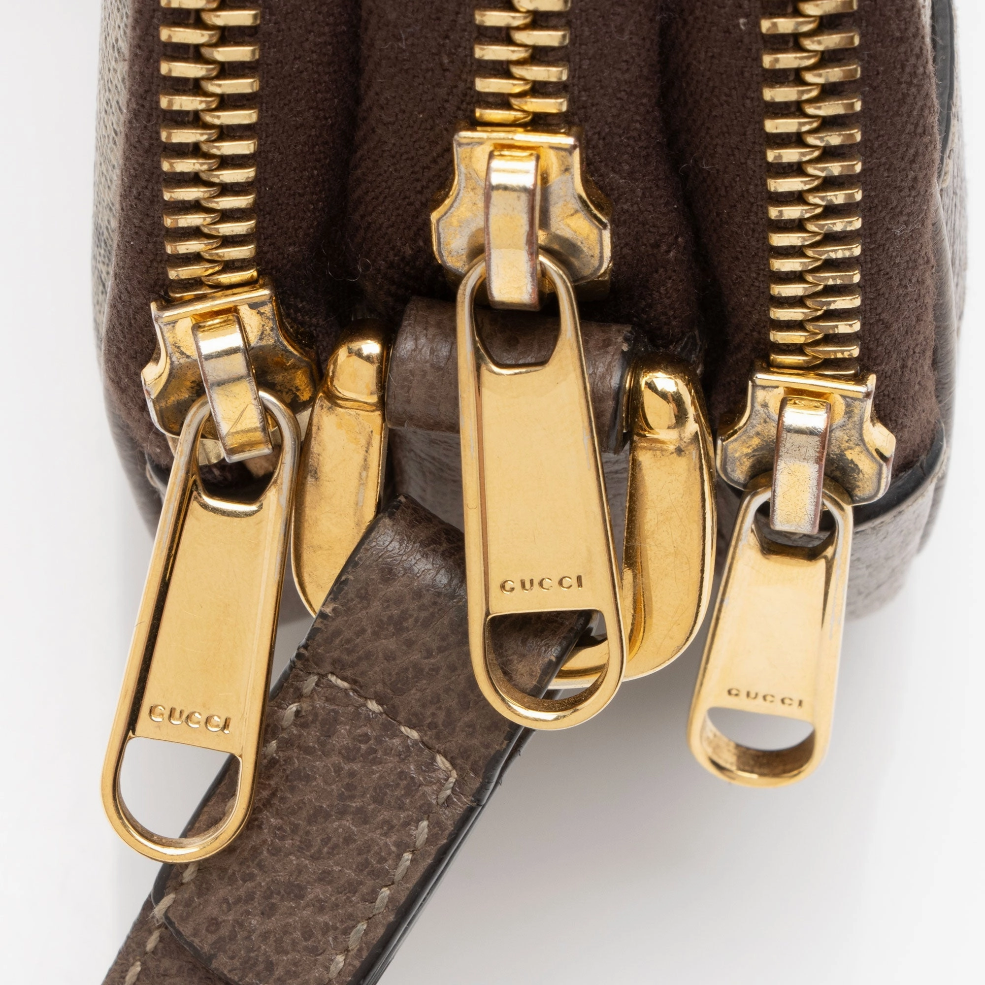 Gucci GG Supreme Ophidia Triple Zip Crossbody (SHF-PXnMIh)